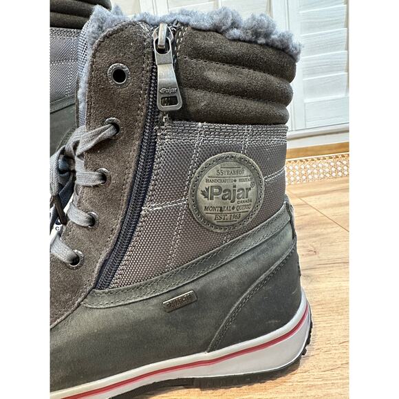 Pajar Canada Trooper 2.0 Men's Snow Boots Dark Grey Nubuck Sz 8.5/9 US 42 EU NIB - Picture 6 of 16